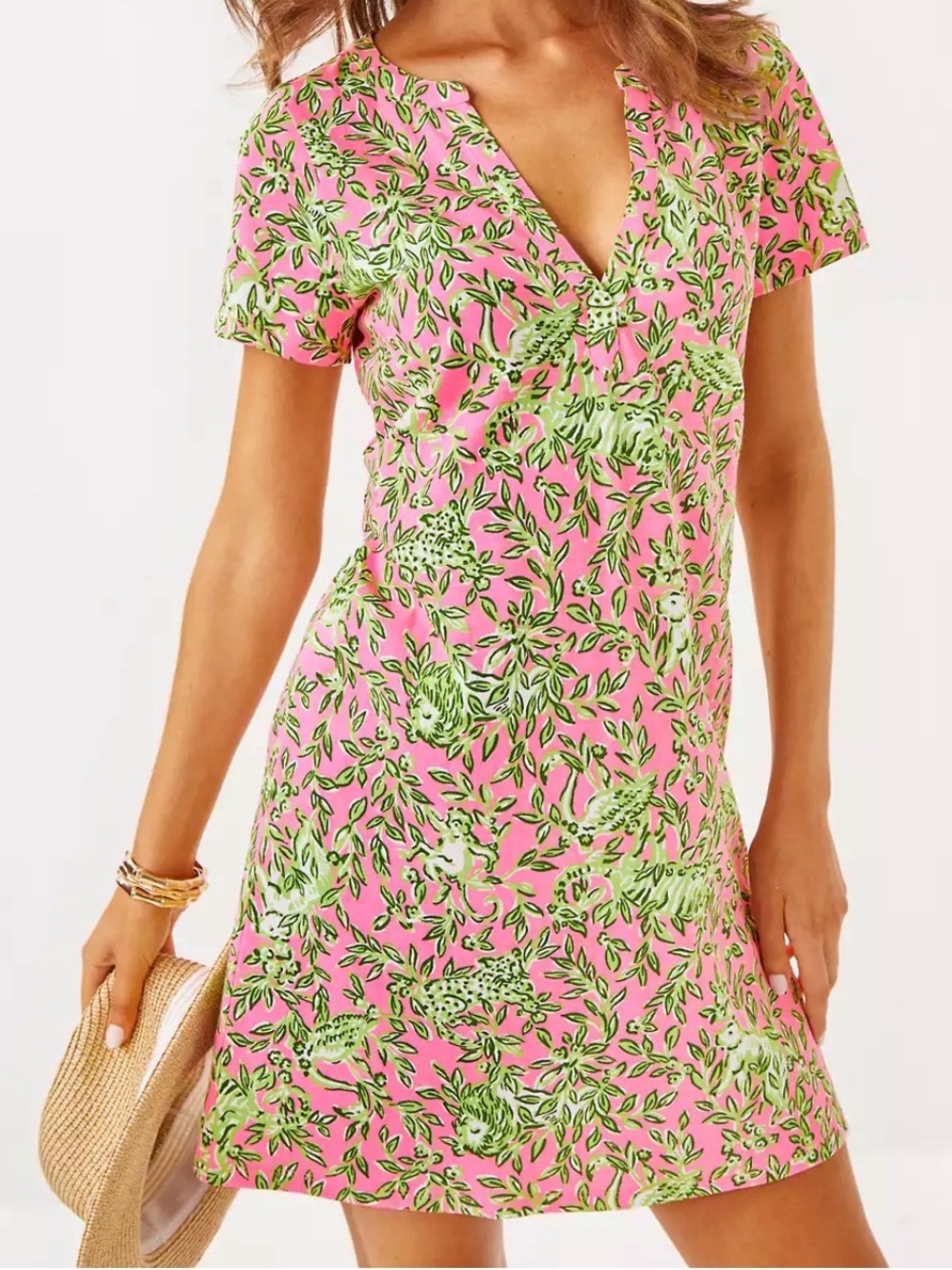 Lilly Pulitzer DevDress Resort Vacation Supima Cotton Preppy Tropical Weekend XL